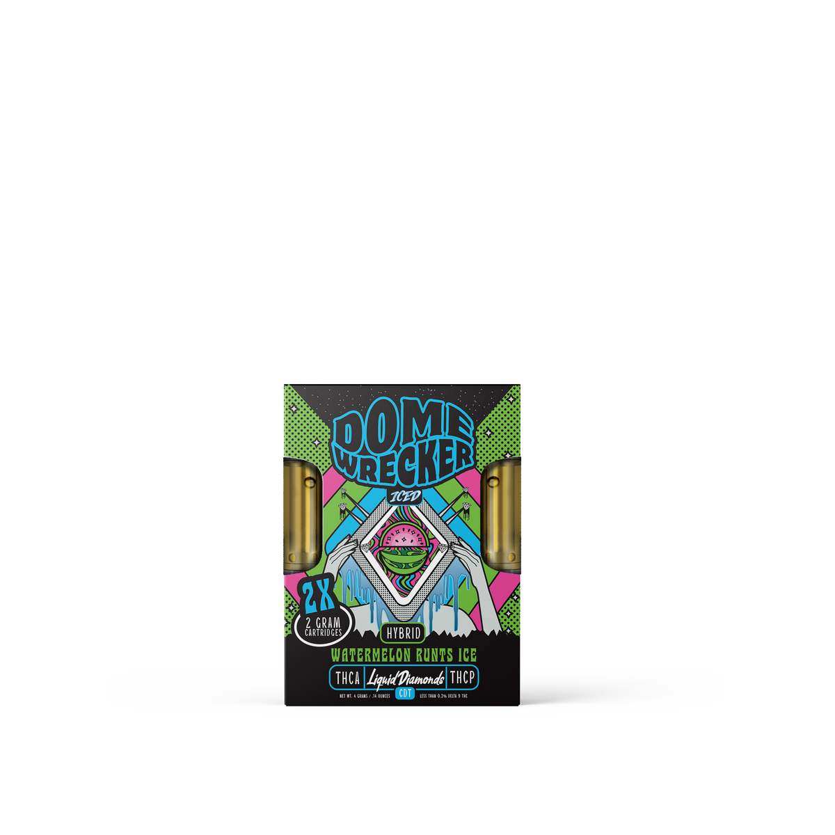 Domewrecker THCA Liquid Diamonds Cartridge 2x2g (5/pack)