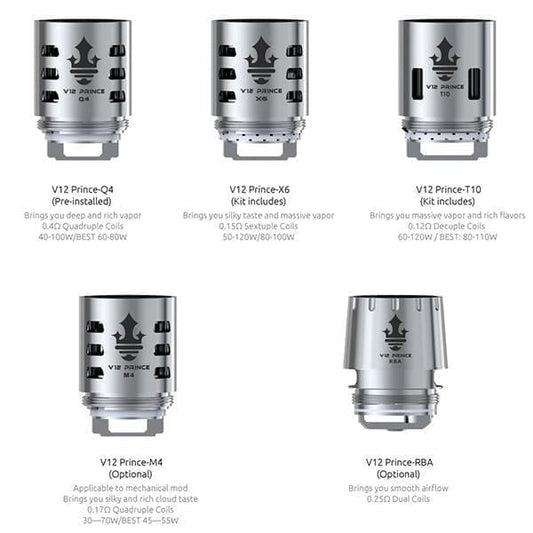 SMOKTech TFV12 Prince Coils Coils LA Vapor Wholesale 