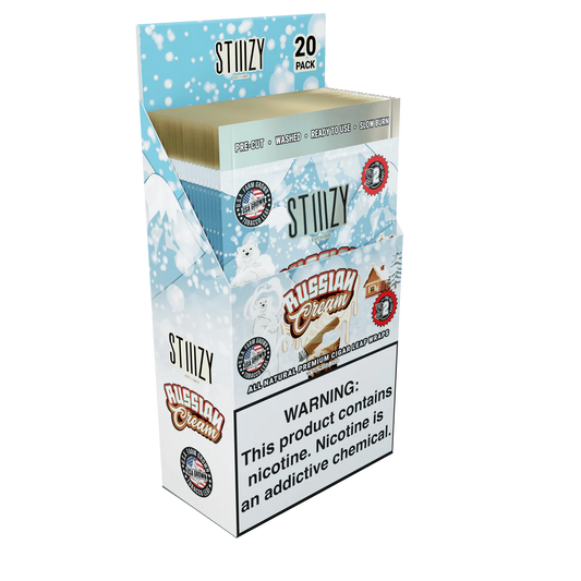 STIIIZY Premium All Natural Leaf Wraps 2ct (20/Pack)