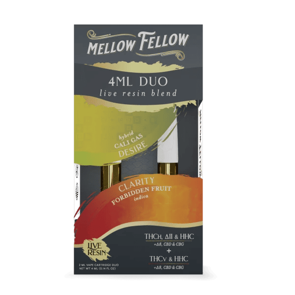 Mellow Fellow Live Resin Cartridge Duos 4g (6/Pack)