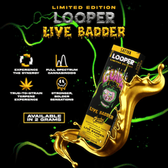 LOOPER Limited Edition Live Badder Disposable 2g (5/Pack)