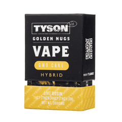 Tyson 2.0 Golden Nugs Live Rosin Disposables 3g (5/Pack)