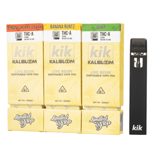 Kalibloom Kik D8 THC-A Live Resin Disposable 1g (5/pack)