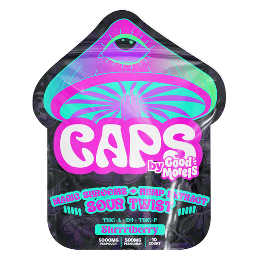 CAPS Magic Shrooms + Hemp Extract Belts (10/Pack)