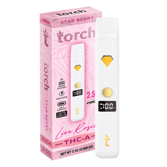 Torch THC-A Live Rosin Disposables 2.5g (5/Pack)