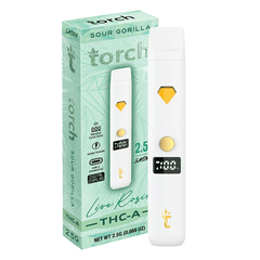 Torch THC-A Live Rosin Disposables 2.5g (5/Pack)