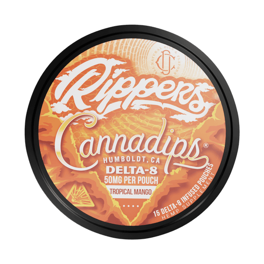 Cannadips Rippers Delta 8 Pouches 50mg 15ct (5/pack)